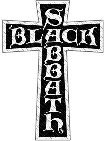 Black Sabbath | Shape Cross Woven Patch