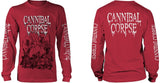 Cannibal Corpse | Pile of Skulls Red LS