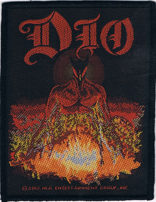 Dio Last In Line Woven Patch Goddess nl Dio last in line woven patch goddess nl