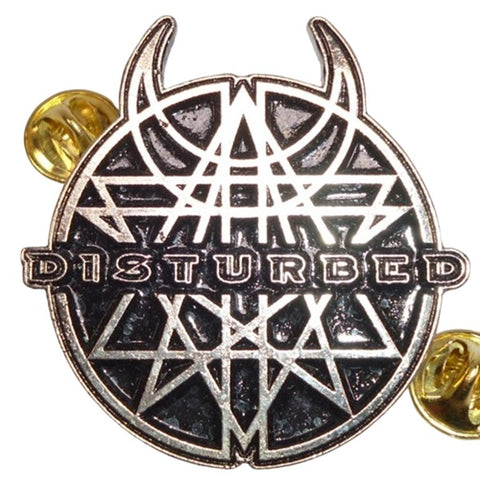 Disturbed | Pin Badge Believe Symbol Black