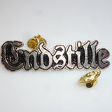 Endstille | Pin Badge Silver Logo