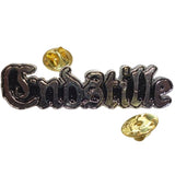Endstille | Pin Badge Silver Logo