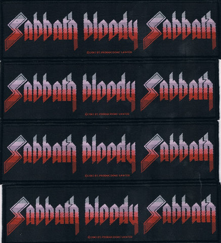 Black Sabbath | Woven Stripe Bloody Sabbath