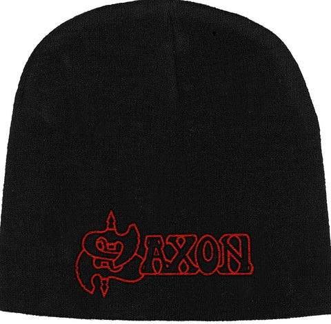Saxon | Beanie Stitched Red Logo