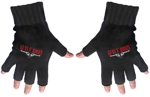 Guns & Roses | Fingerless Gloves Logo & Pistols
