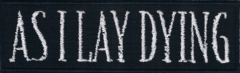 As I Lay Dying | Stitched White Logo