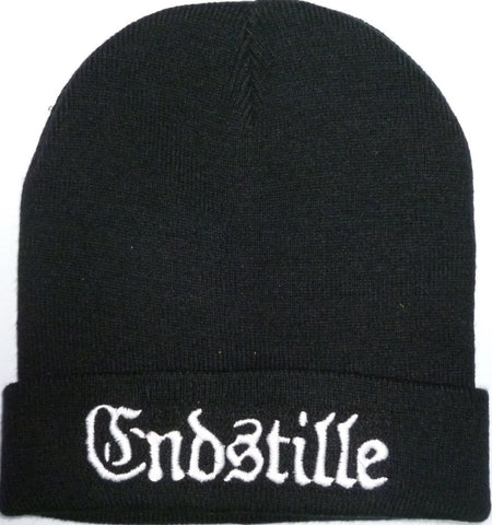 Endstille | Beanie White Logo