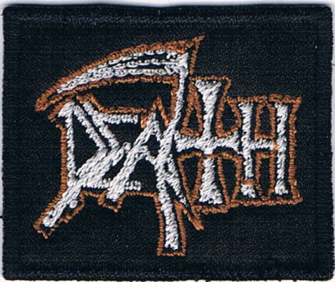 Death | Stitched White Brown Logo