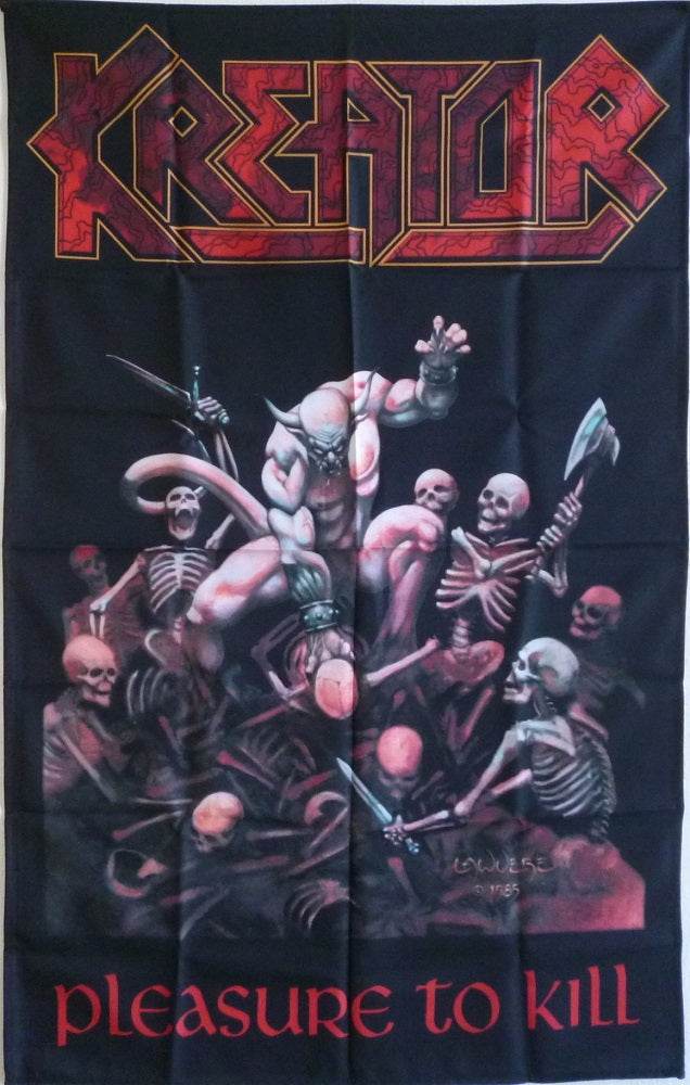 KREATOR Pleasure To Kill Flag Of Hate Noise Records BMG ドイツ リ