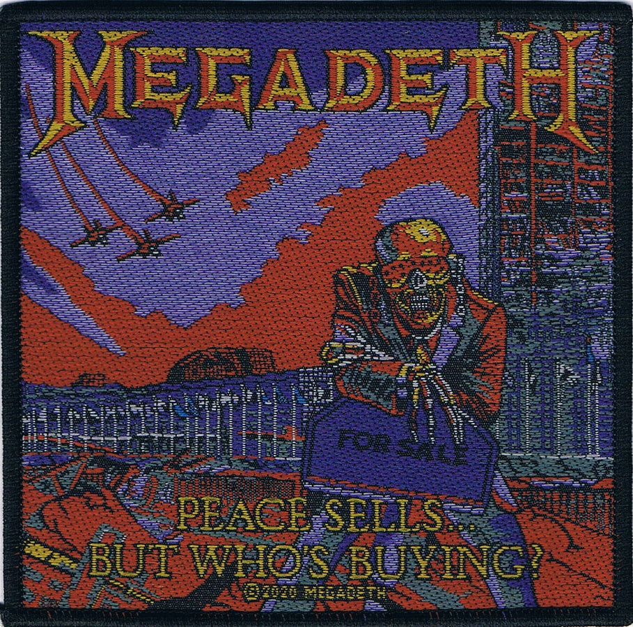 Sewing Patch / Ecusson à Coudre Megadeth Peace Sells… But Who's Buying - Foto 10