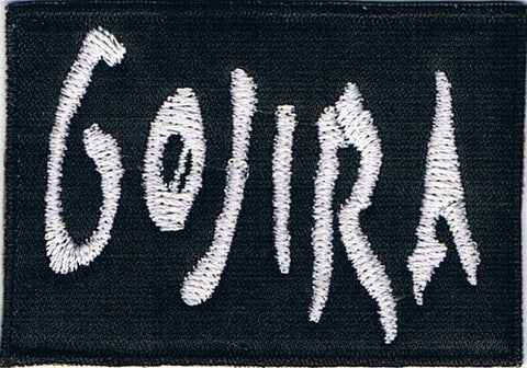Gojira | Stitched White Medium Logo