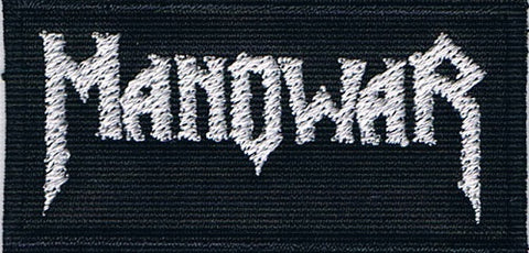 Manowar | Stitched White Mini Logo