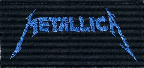 Metallica | Stitched Medium Size Blue Logo