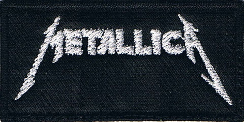 Metallica | Stitched White Mini Logo