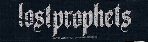 Lost Prophets | White Logo Woven Stripe