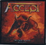 Accept | Blind Rage Woven Patch
