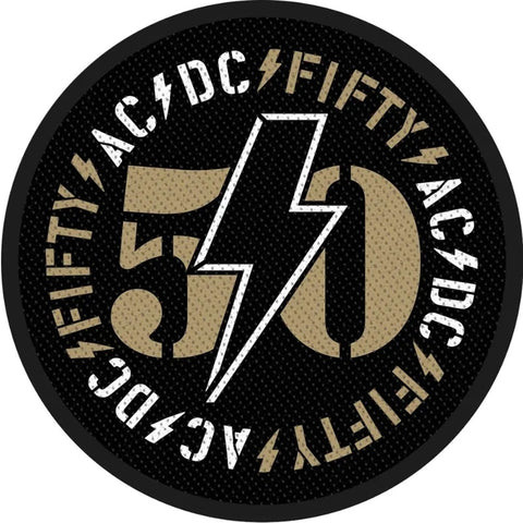 AC/DC | Fifty Circular Woven Patch