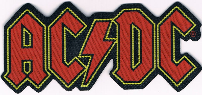 AC/DC | Shape Logo Cut Out Woven Patch – Goddess.nl