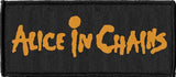 Alice In Chains | Orange Logo Woven Patch