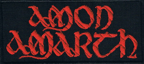 Amon Amarth | Stitched Red Logo Patch