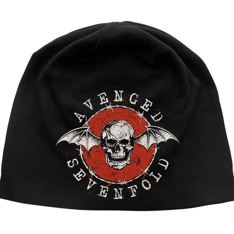 Avenged Sevenfold | Beanie Printed Distressed Death Bat