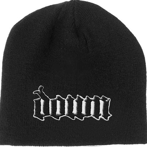 Down | Beanie Black White Logo