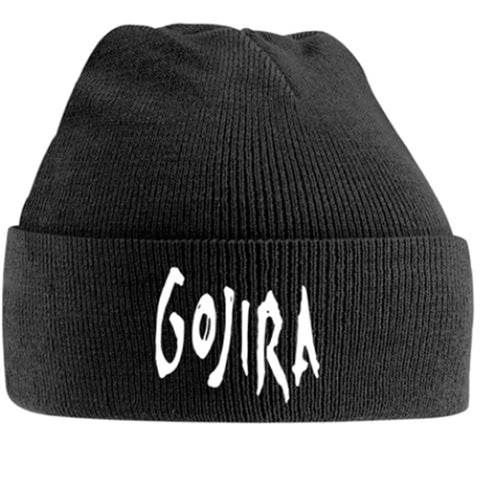 Gojira | Beanie Stitched White Logo