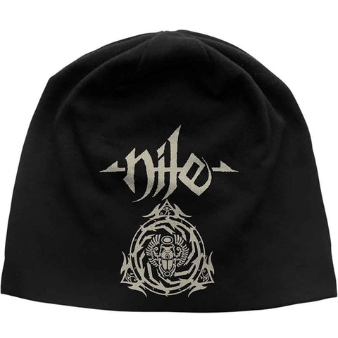 Nile | Beanie Printed Scarab Logo