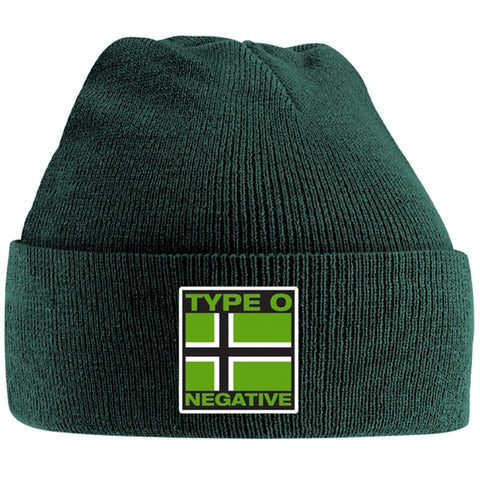 Type O Negative | Beanie Green Flag Logo