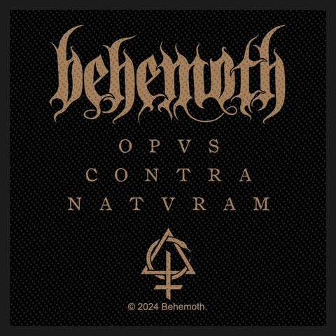 Behemoth | Opvs Contra Natvram Woven Patch