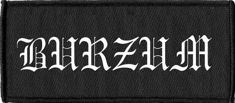 Burzum | White Logo Woven Patch