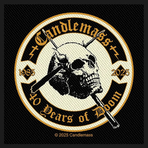 Candlemass | 40 Years of Doom Woven patch