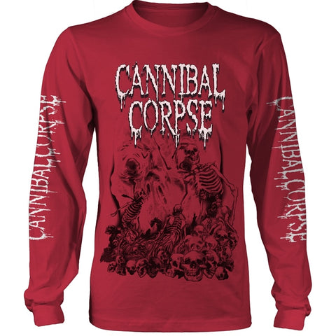 Cannibal Corpse | Pile of Skulls Red LS