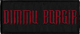 Dimmu Borgir | Logo Red Woven Patch