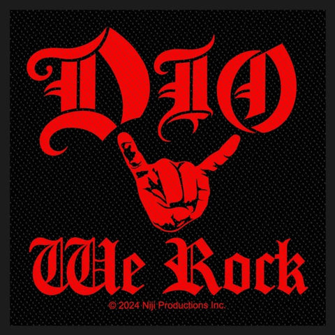 Dio | We Rock Woven Patch