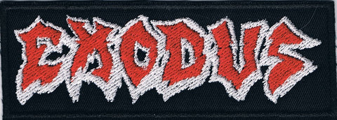 Exodus | Stitched Red White Logo Patch