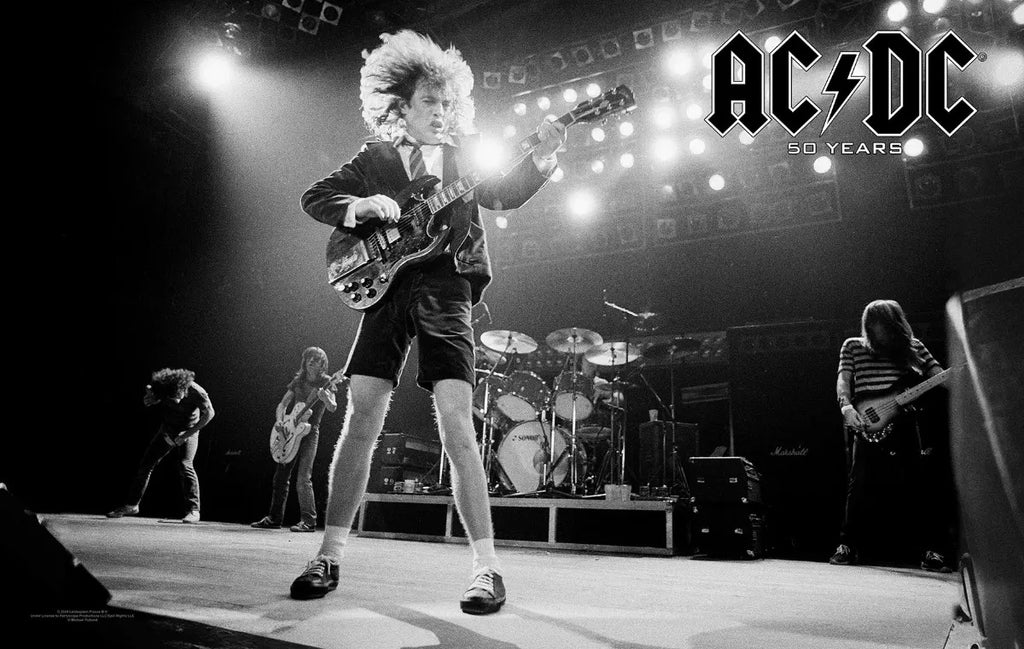 AC/DC | 50 Years Flag – Goddess.nl