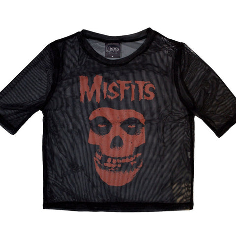 Misfits | Logo Skull Mesh Crop GS