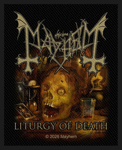Mayhem | Liturgy of Death Woven Patch