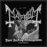 Mayhem | Pure Fucking Armageddon Woven Patch