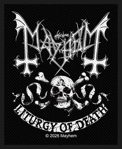 Mayhem | Skull Omega Woven Patch