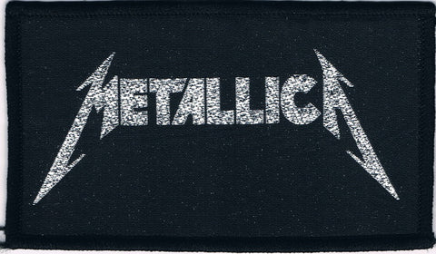 Metallica| Silver Glitter Logo Woven Patch
