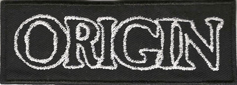 Origin | Stitched White Logo Patch