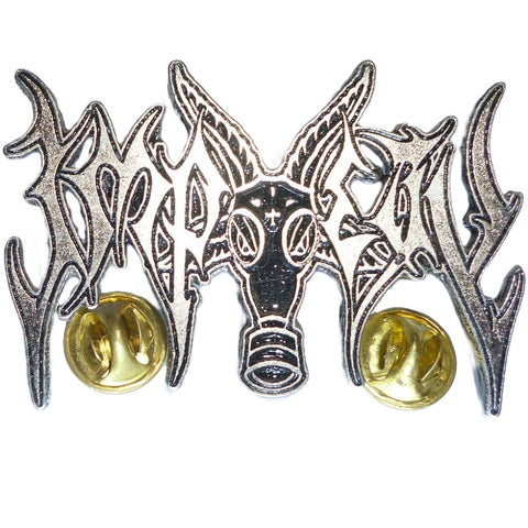 Impiety | Pin Badge Masked Goat Logo