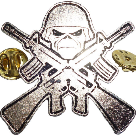 Iron Maiden | Pin Badge Crossed Guns