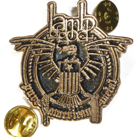 Lamb of God | Pin Badge Pure American Metal Gold