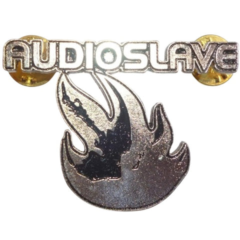 Audioslave | Pin Badge Logo Flame