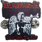 Blasphemy | Pin Badge Blood Upon Color
