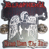 Blasphemy | Pin Badge Blood Upon Color