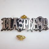 Blasphemy | Pin Badge New Logo 3D